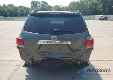 2012 Toyota Highlander Base from USA, damaged, VIN 5TDZK3EH0CS068902